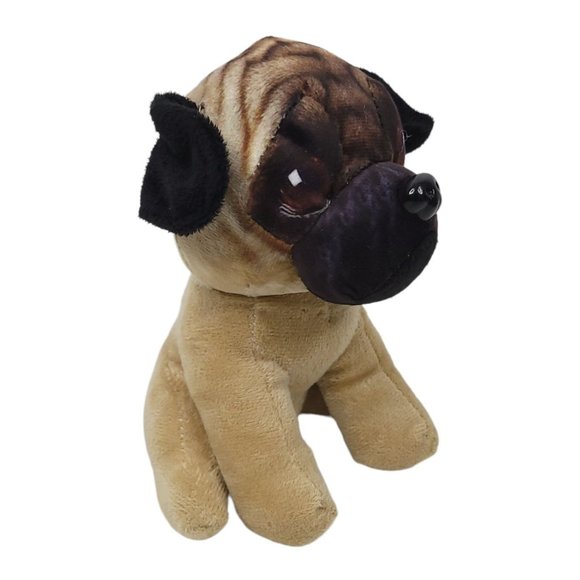 Dan Dee Collectors Choice Pug Puppy Dog 7" Plush Stuffed Animal Toy 2017 - Picture 2 of 10